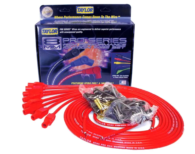Taylor Cable 8Mm Spiro-Pro Ignition Wire Set For High-Performance Spark Delivery 1