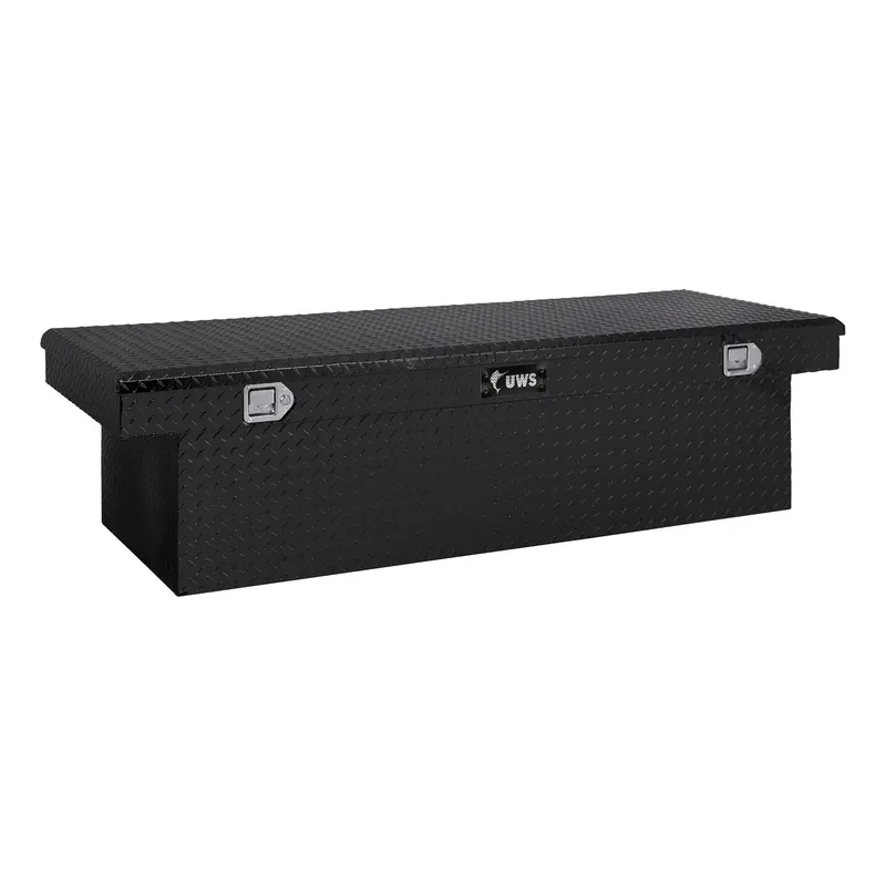 Uws Tbsd-72-Lbta-B 72-Inch Gloss Black Aluminum Crossover Truck Toolbox 1