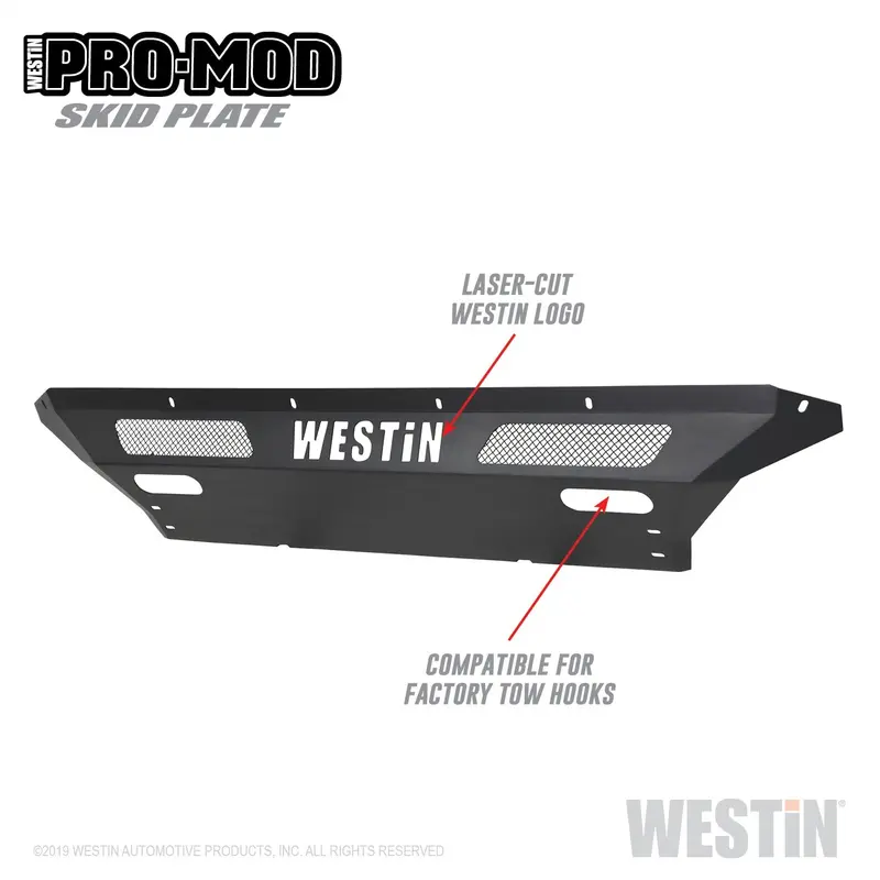 Westin 58-71225 Pro-Mod Textured Black Skid Plate 1