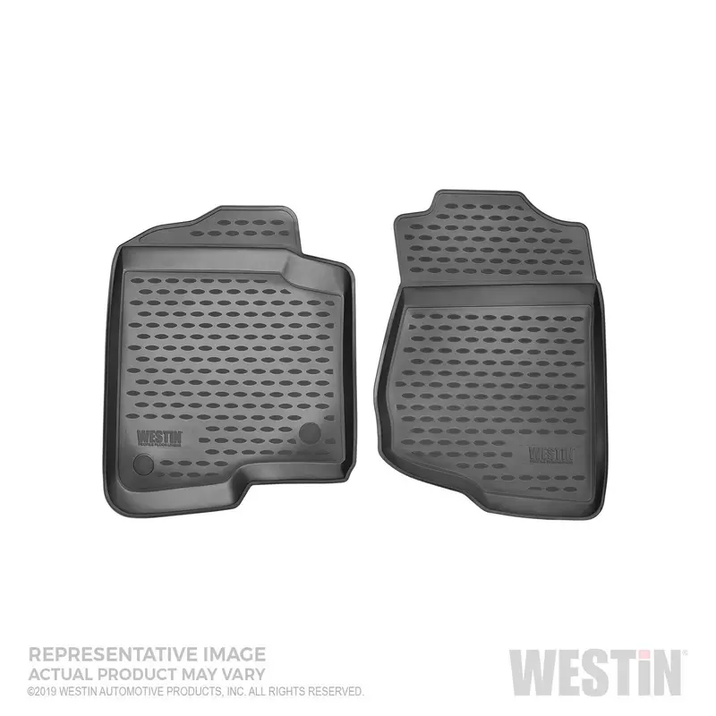 Westin 74-26-11024 Profile Floor Liners – Front Pair, Black 1
