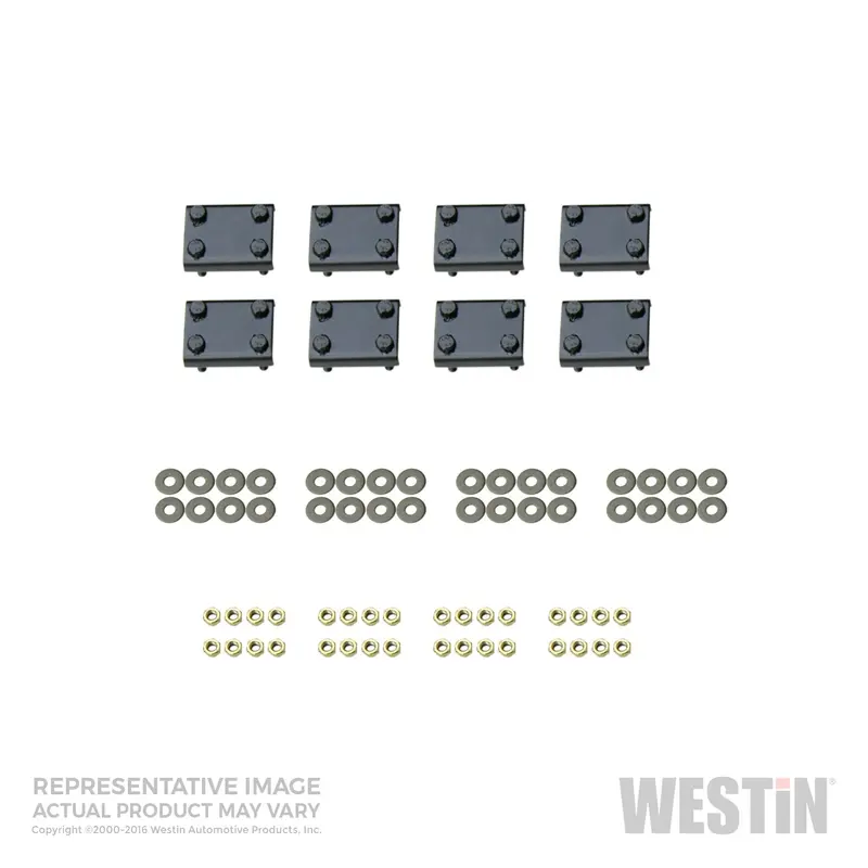 Westin Premier Oval Nerf Step Bar Mounting Hardware Kit – Universal Installation Components (Part #22-1775) 1