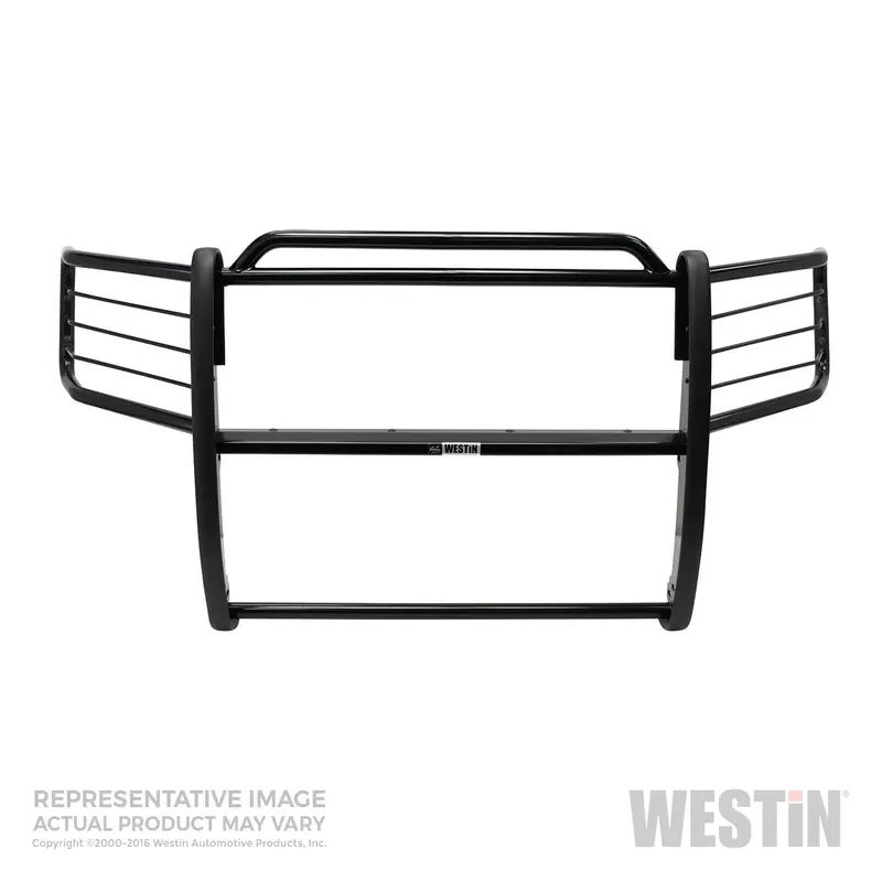 Westin Sportsman Grille Guard – Dual-Hood-Bar Steel Construction With Matte Black Powder Coat 1